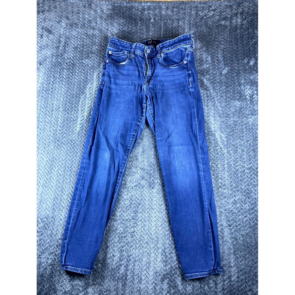 Gap Universal Legging Jeans Womens 8/29R Blue Denim Medium Wash Pockets Stretch
